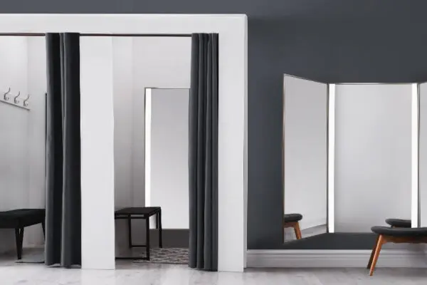 Dressing room mirrors